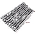 thumbnail image 2 of 10Pcs 1/4 Inch Hex Screwdriver Bit,100mm Long,Magnetic Screwdriver Bit Set,Slotted Flat Tip/Phillips Head/Hex Head, 2 of 4
