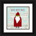 thumbnail image 1 of Ogren, Sarah 20x20 Black Ornate Wood Framed with Double Matting Museum Art Print Titled - Ho Ho Ho Santa, 1 of 4