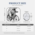 thumbnail image 3 of Hirioo Capybara Riding Bicycle for 2PCS Windshield Sun Shade Foldable | Front Windshield Shade for Sun, Heat and UV Rays-Medium, 3 of 6