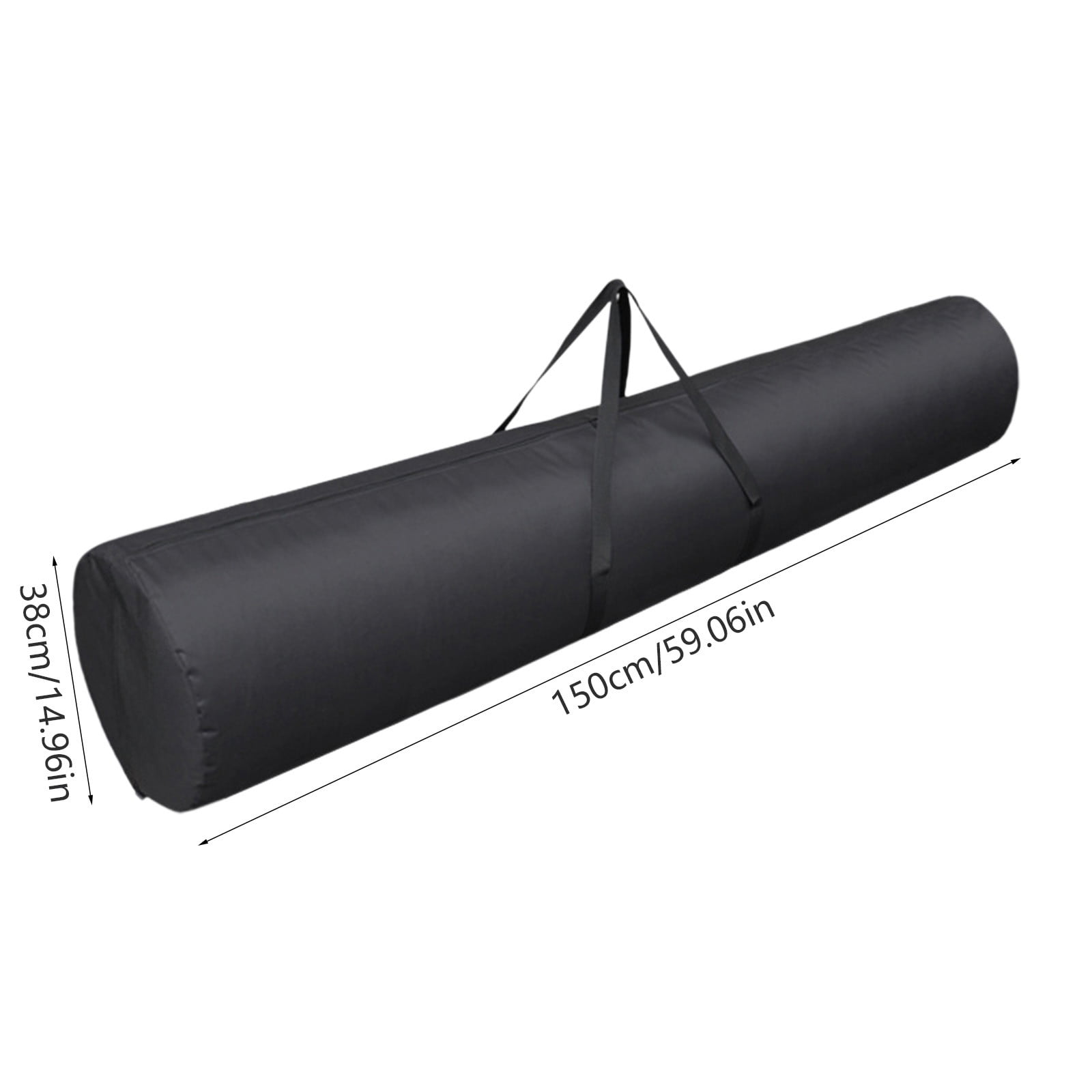 Yoziaaoa 3 Pcs Patio Umbrella Cover Bag,Umbrella Covers for 150x38cm Outdoor Umbrellas with Zipper,Patio Umbrella Hammock Storage Carrying Bag(Black)