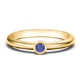 thumbnail image 1 of Classic Bezel Set Birthstone Ring - Blue Sapphire (September), 1 of 4