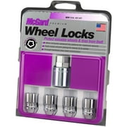 McGard 24154 Chrome Cone Seat Wheel Locks, M12 x 1.25 Thread Size, Set of 4