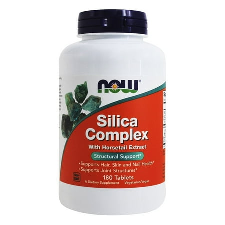  Foods - Complexe de silice végétarien 500 mg. - 180 comprimés
