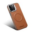 thumbnail image 6 of Decase Mag-Safe Leather iPhone 12 Pro Max Case,Business Anti-Scratch PU Leather Phone Case [Support Wireless Charging] Premium Magnetic Slim Cover Case for Apple iPhone 12 Pro Max,Brown, 6 of 7