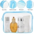thumbnail image 3 of Bolsas cosméticas Tbestmax, transparentes, impermeables, artículos de tocador de viaje, 10 unidades, 3 of 7