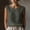 Army Green-summer tops, variant on Womens Summer Tops Casual Cotton Linen T-Shirts Cap Sleeve Crew Neck Pleated Loose Tops Dark Blue