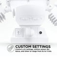 thumbnail image 5 of Home Zone Security Motion Sensor Outdoor Light - Solar Outdoor Weatherproof Triple Head Security Flood Light, White, 5 of 7