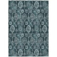 thumbnail image 2 of Addison Rugs Chantille Indoor/Outdoor Transitional Damask Teal Washable Rectangle Rug, 5' x 7'6", 2 of 6