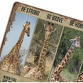 thumbnail image 5 of Vintage Wall Decor Giraffe Poster,Motivational Quote,Vintage Wall Art,Home Decor Retro Tin Signs,Kitchen Decor Vintage Metal Tin Sign ,Wall Decor For Bars,Restaurant,Cafes,Home Beer 12"x16", 5 of 7