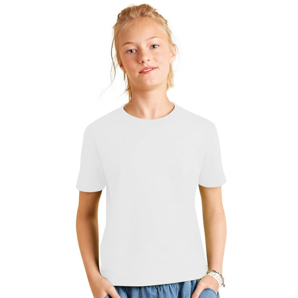 Crew neck top t shirt walmart