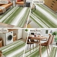 thumbnail image 5 of Area Rug for Living Room, Sage Green Ombre Non-Slip Indoor Large Carpet for Bedroom/Dining Room, Modern Abstract Art Farmhouse Washable Low-Profile Rectangle Floor Runner Rugs - 4 x 6 Ft, 5 of 7