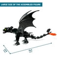thumbnail image 2 of Toothless Night Fury Dragon Ensemble de Blocs de Construction Modèle Figurines d'Action Briques MOC Jouets, 2 of 7