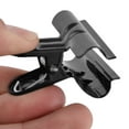 thumbnail image 2 of Office Metal Spring Loaded Document File Clamps Bulldog Clip Black 2pcs, 2 of 3