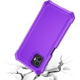 thumbnail image 3 of For Samsung Galaxy XCover7 Pro G766 Slim Tough Hybrid Cell Phone Cover Case - Purple, 3 of 6
