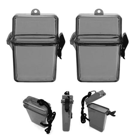 2 Outdoor Waterproof Plastic Container Key Money Storage Box Coin 2 Outdoor Waterproof Plastic Container