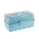 thumbnail image 1 of Bearachild Caja organizadora de pastillas ABS portátil para el hogar, herramienta de gran capacidad para dormitorio, cajas de almacenamiento de Almacenamiento y organización del hogar Azul S, 1 of 6