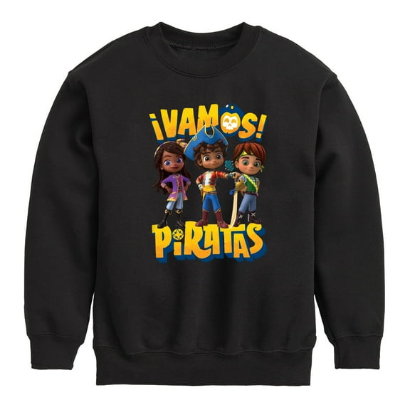 Santiago of The Sea - Vamos Piratas - Toddler And Youth Crewneck Fleece Sweatshirt