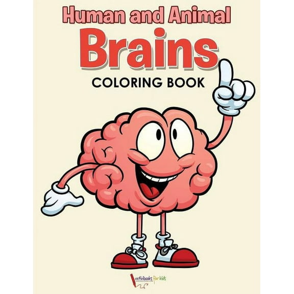Human and Animal Brains Coloring Book (Paperback)