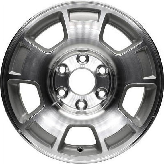 KAI 17 X 7.5 New Aluminum Alloy Wheel Replica, Machined And Silver, Fits 2007-2007 Chevrolet Silverado Classic