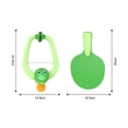 thumbnail image 2 of Tenis de mesa colgante kusrkot juguete para padres e hijos entrenador de tenis 6 Bolas verde, 2 of 6