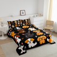 thumbnail image 3 of Erosebridal Cartoon Dog Comforter Sets Queen Size,Kawaii Animal Bedding Queen Comforter Set,Cute Decor,Reversible,Ultra Soft,3 Pieces, 3 of 7