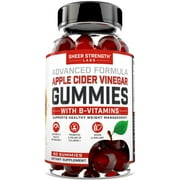 Apple Cider Vinegar Gummies by Sheer Strength Labs - B Vitamins for Daily Metabolism Support & Energy for Women & Men - 90 Count