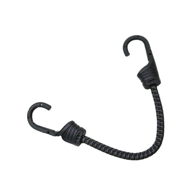 Bungee Cord Elastic Band Strap Multipurpose Motorcycle Rope Bungee Strap Black Gray 30cm
