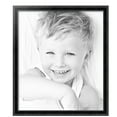 thumbnail image 2 of ArtToFrames 24" x 28" Black Engraved Edges Picture Frame, 24x28 inch Black Wood Poster Frame (WOM-4055), 2 of 8