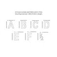 thumbnail image 2 of Architectural Mailboxes 3582SN-D 4 in. Brass Floating House Letter D, Satin Nickel, 2 of 4