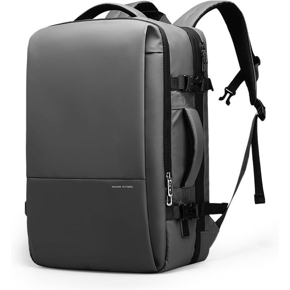 MARK RYDEN Business Laptop Backpack for Men, 30L Water-Resistant Anti-Theft Travel Backpack with USB Charging Port, Fits 17.3 Inch Laptop, Work & College Bag (Graphite Gray)