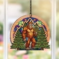 thumbnail image 2 of Lotusprinthandmade Bigfoot Custom Shape Window Hanging Suncatcher 4in, 2 of 6