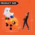 thumbnail image 5 of Joiedomi Decoraciones inflables de Halloween de 5 pies de alto, decoración al aire libre, inflable lindo fantasma decoración de Halloween al aire libre, bolsa de caramelos de calabaza con LED incorpor, 5 of 5