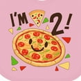 thumbnail image 4 of Inktastic Im Two Pizza Birthday Party Boys or Girls Baby Bib, 4 of 4