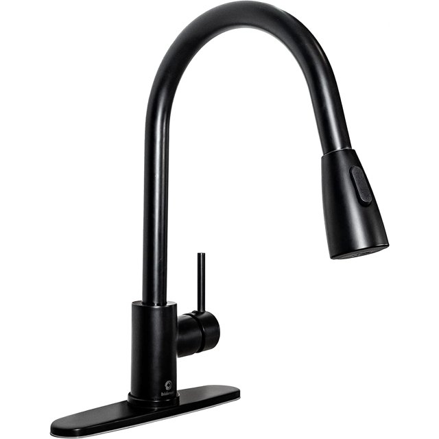Grifo Brudermaim Dahsnü desplegable de latón sin plomo negro ORB
