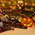 thumbnail image 3 of Labymos LEDs Skull Bone Design Night Light Desk Beside Lamp 2*AA Batterys Powered Operated (Batteries, 3 of 8