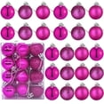 thumbnail image 3 of 24PCS Small Christmas Tree Ornaments Balls Set, Christmas Tree Hanging Ornaments, Vintage Ornaments for Christmas Tree, 3 of 5