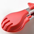 thumbnail image 2 of Kitchen Tong Silicone Cooking Barbecue Salad Bread Stainless Steel Handle, 2 of 12