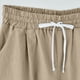 thumbnail image 5 of Puntoco pantalones cortos de verano para mujer, moda 2024, pantalones cortos informales con estampado de cinco puntos de verano para mujer, pantalones cortos de lino y algodón de talla grande, 5 of 5