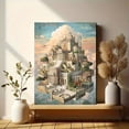 thumbnail image 6 of Floating Ancient City Canvas Print，Historical Wall Art for Living Room Bedroom Hotel Study, 6 of 8