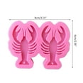 thumbnail image 5 of Milue Lobster Keychain Earrings Epoxy Resin Mold Jewelry Pendant Silicone Mould DIY Crafts Necklace Decorations Casting Tools, 5 of 7