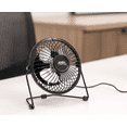 thumbnail image 4 of Mini Ventilador USB 4 Pulgadas Adir 12391 - Metálico, Silencioso y Ajustable 360° - Para Escritorio, Laptop y Oficina, 4 of 5