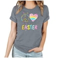 thumbnail image 1 of Mujeres Manga Corta de Verano Tops Día de San Valentín Impreso Cuello Redondo, Camisa de Moda Casual Blusa, 1 of 6