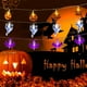 thumbnail image 3 of Paquete De 3 Luces De Cadena De Halloween 20 Led Calabazas Murciélagos Fantasmas Luces De Hadas Con Pilas Para Decoraciones De Halloween seitruly HA031656-00, 3 of 6