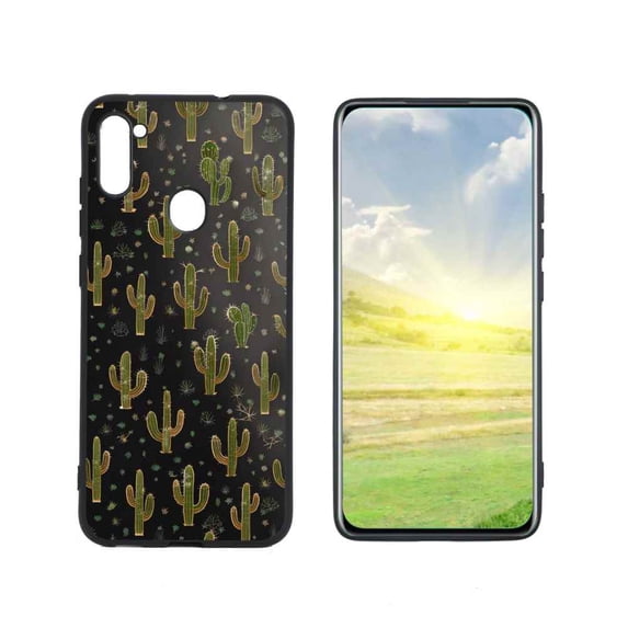 Cactus-122 Phone Case, Degined for Samsung Galaxy A11 Case Men Women, Flexible Silicone Shockproof Case for Samsung Galaxy A11