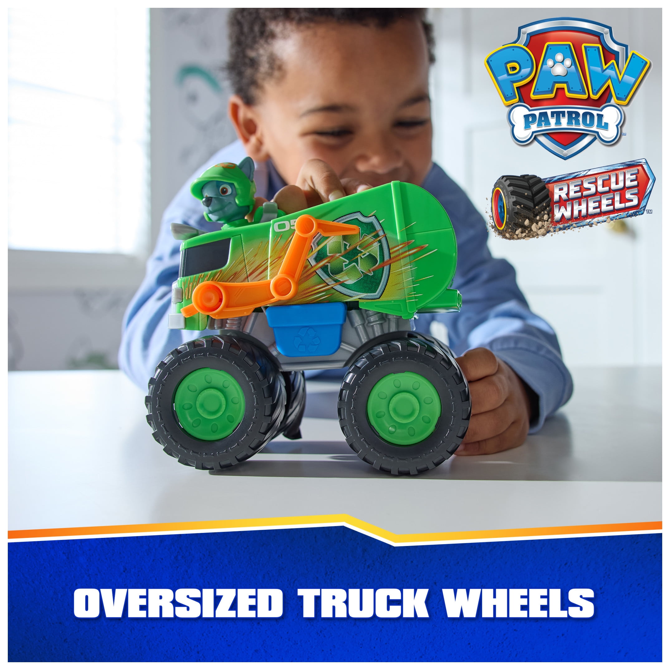 PAW Patrol: Rescue Wheels Rocky’s Recycle Truck with 2.5" Action Figure