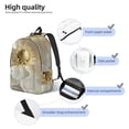 thumbnail image 3 of Fotbe Elegant Ivory Flower Mochila de Lona con Estampado, Mochila Duradera, Mochila Versátil de Alta Calidad, Mochila Compacta Vintage-Medium, 3 of 5