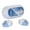 C, variant on Bluetooth Wireless Earbuds with Long Battery Life LED Display Charging Case for Sports Workout Running Portable