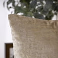 thumbnail image 5 of Phantoscope Bronzing Gold Foil Printed Cut Pile Velvet with Gilding Metallic Shiny Decorative Throw Pillow, 12" x 20", Light Brown, 2 Pack, 5 of 6