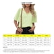 thumbnail image 5 of Blusa de manga corta de color puro Cuello en V Camisa de empalme de encaje de doble capa cómoda de color liso para mujer Verde claro S, 5 of 6