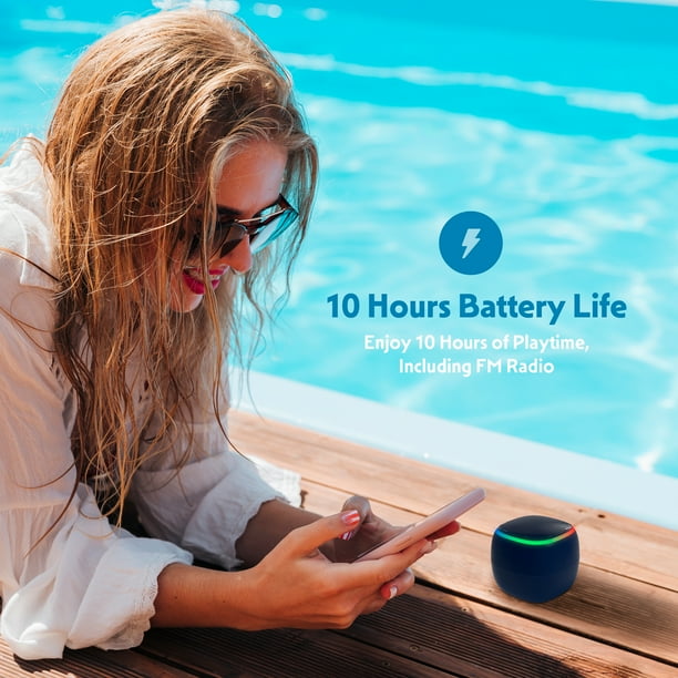 Bluescape Mini Portable Bluetooth Speaker, IPX7 Waterproof